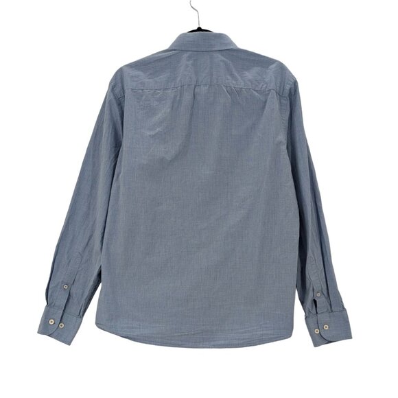 UNTUCKit Button Up Shirt Size L Micro Check Business Casual Preppy Modern Office - Picture 2 of 8